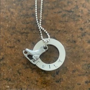 Emily Ice Skate 16” Necklace